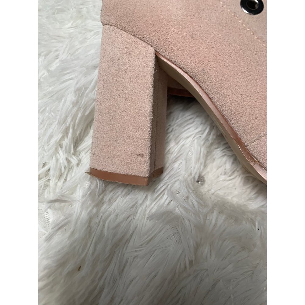Chinese Laundry Carmen Pink Studded suede booties - Picture 6 of 14